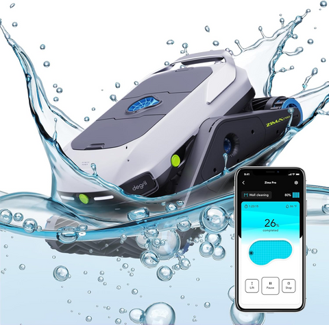 Degrii Zima Pro 2024 Robot Pool Wireless Ultrasonic Radar