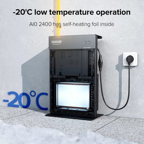 Zendure AIO 2400 Balcony Power Station with Storage