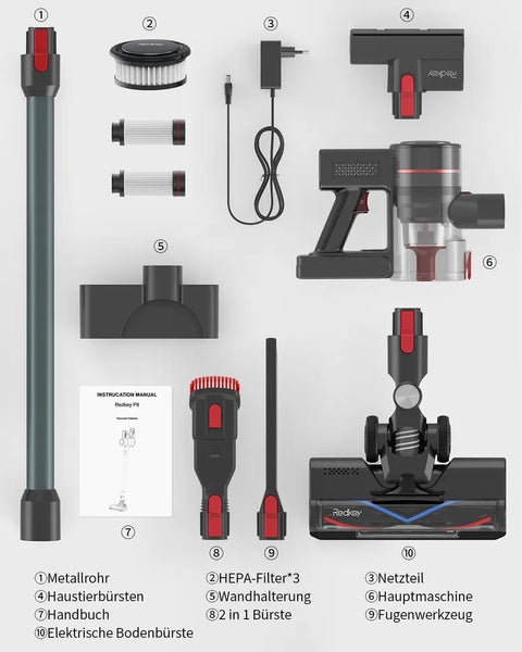 Redkey P9 Cordless Vacuum Cleaner